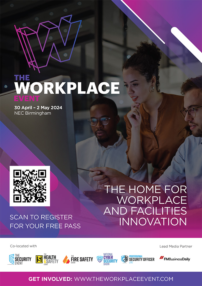 The Workplace Event, 30 April - 2 May 2024, the home for workplace and facilities innovation