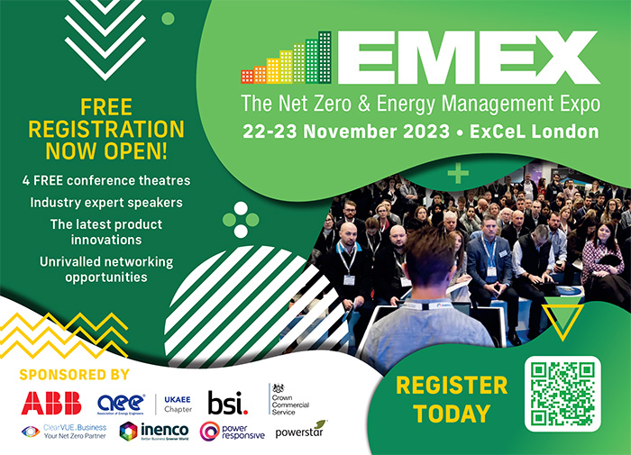 EMEX The Net Zero & Energy Management Expo - free registration now open!