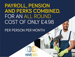 Hive360 - Payroll, pension, and perks combined for an all round cost of £4.98 per person per month