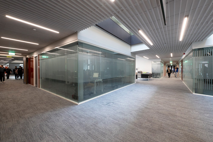 Office building with Zumtobel lighting solutions installed
