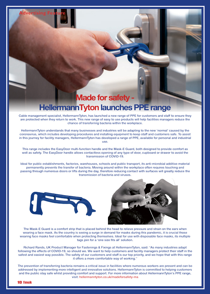 Made For Safety - HellermannTyton Launches PPE Range