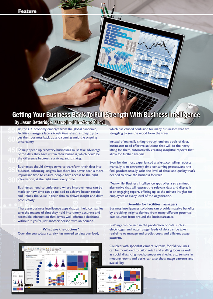 Getting Your Business Back To Full Strength With Business Intelligence page 1