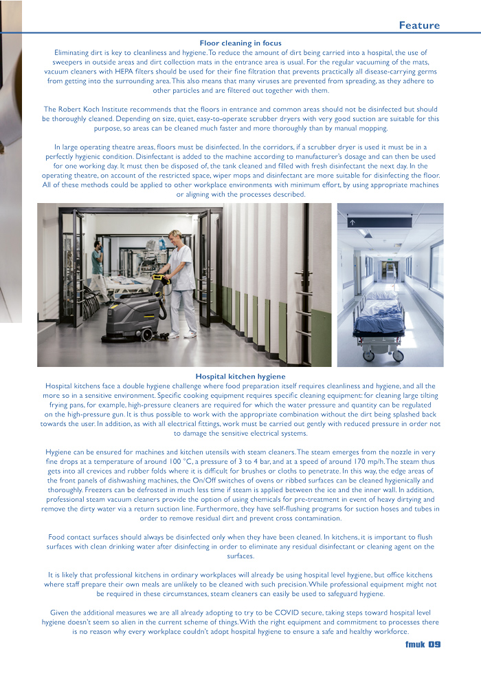 Should every workplace adopt hospital-style cleaning measures? page 2