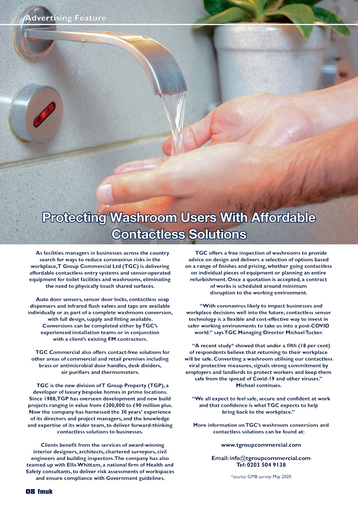 Protecting Washroom Users With Affordable Contactless Solutions
