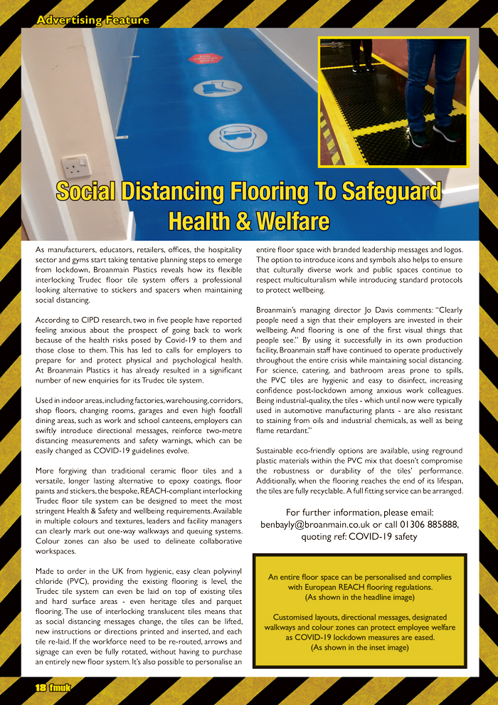 Social Distancing Flooring To Safeguard Health & Welfare