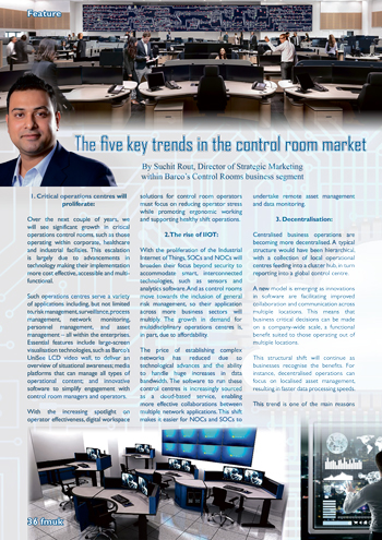 The five key trends in the control room market page 1