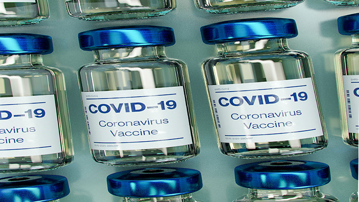 Covid-19 vaccination vials