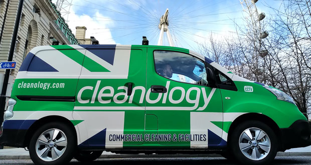 Electric van for Cleanology