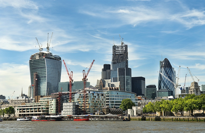 London docklands skyline image