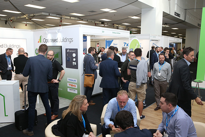 Smart buildings show attendees