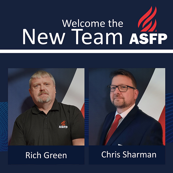 New appointees at The Association for Specialist Fire Protection (ASFP)