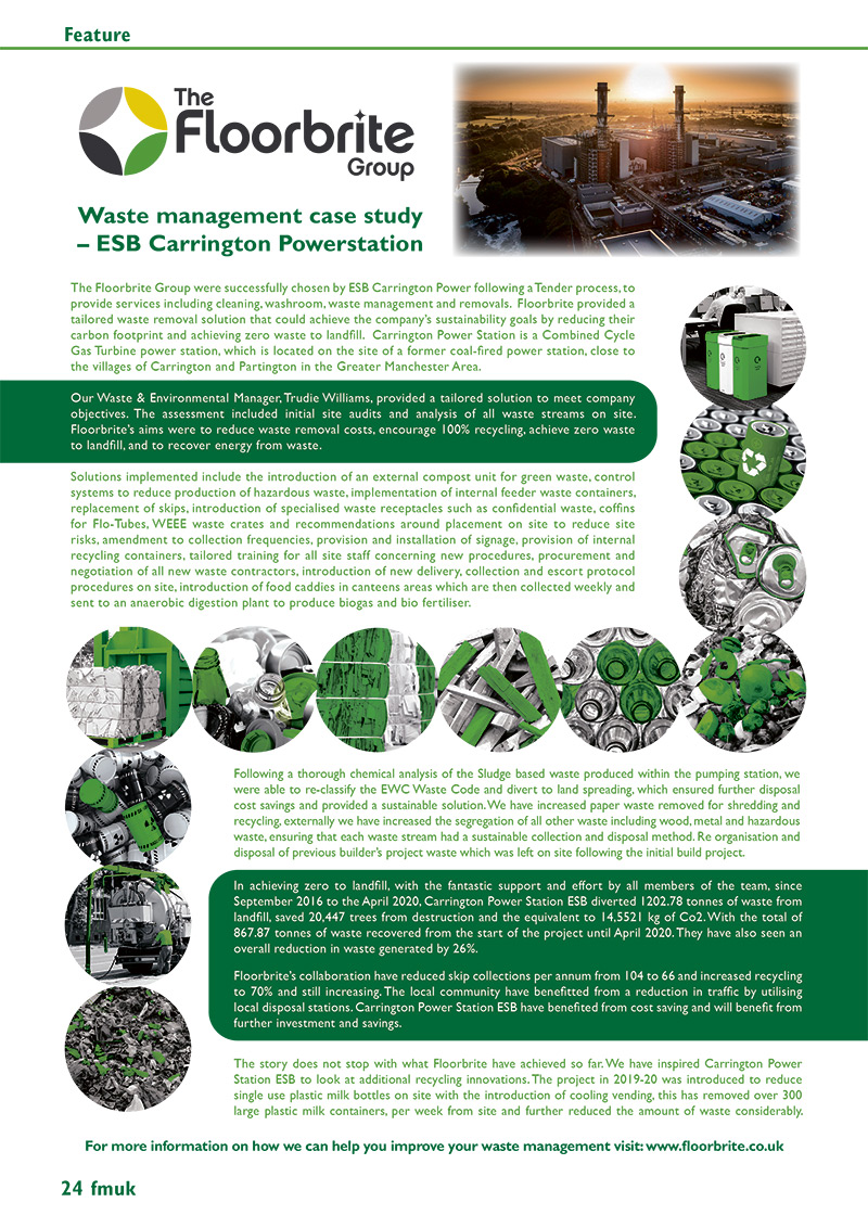 Waste Management Case Study – ESB Carrington Powerstation