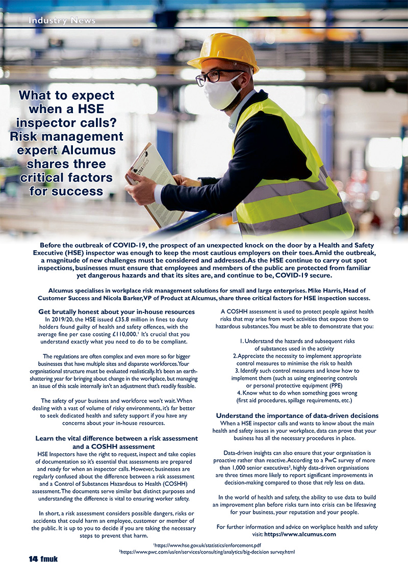 What To Expect When An HSE Inspector Calls?