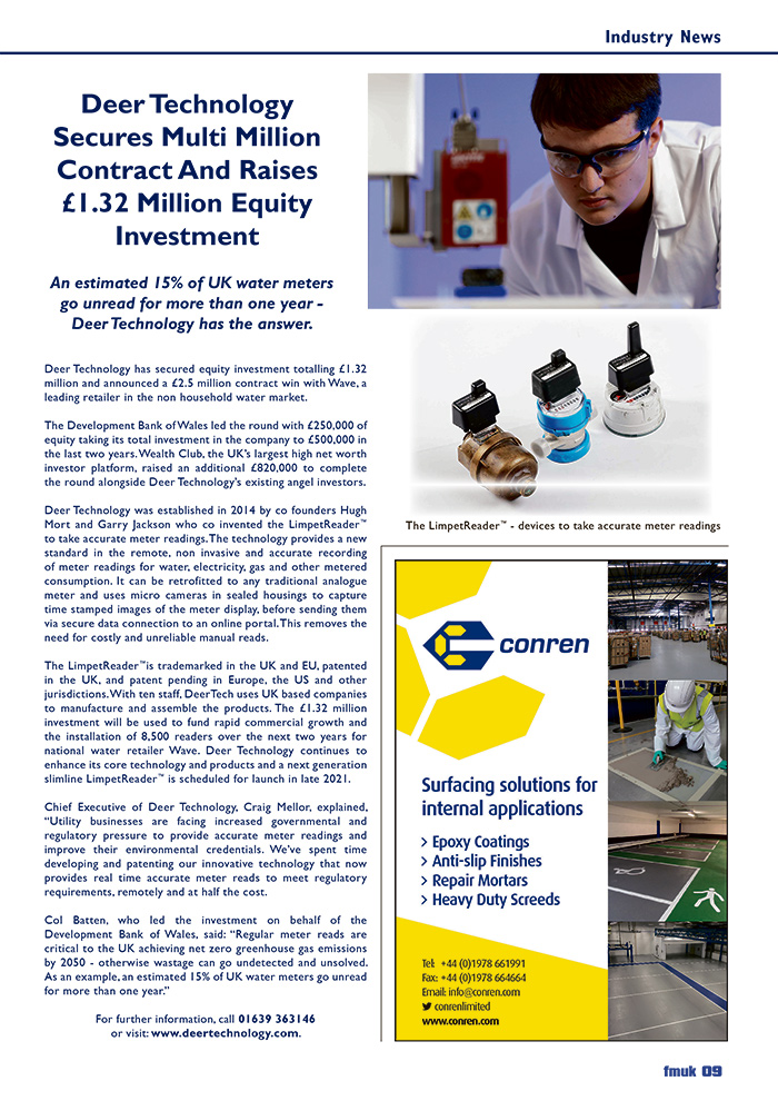 Deer Technology Secures Multi‑Million Contract And Raises £1.32 Million Equity Investment