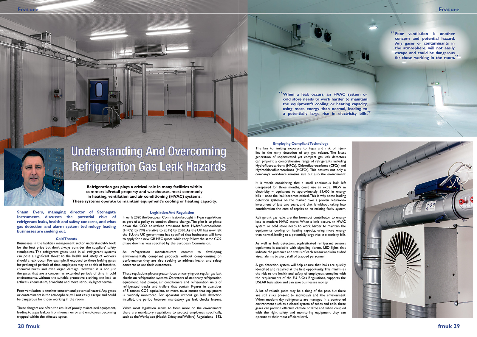 Understanding And Overcoming Refrigeration Gas Leak Hazards