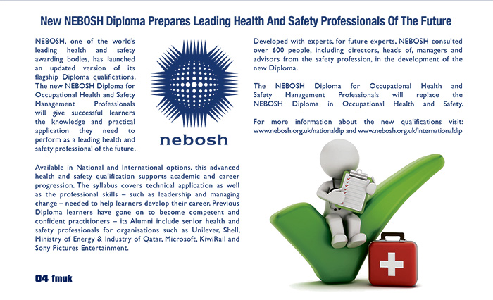 New NEBOSH Diploma Prepares Leading Health And Safety Professionals Of The Future
