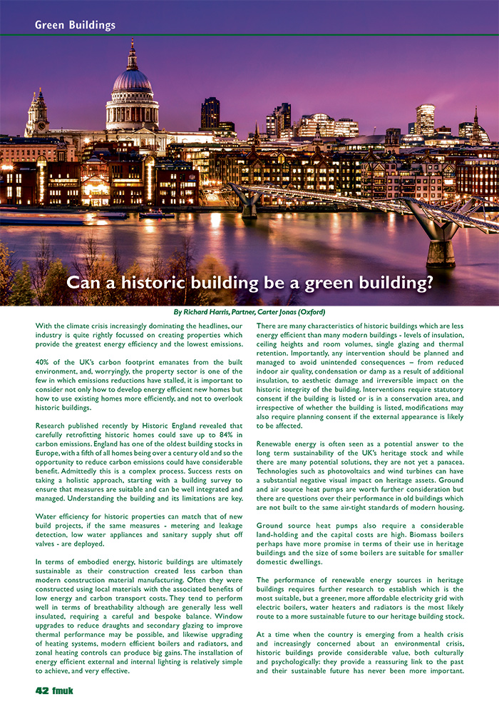 Can A Historic Building Be A Green Building?