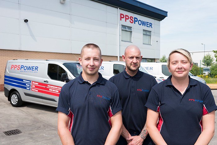 Three members of the PPSPower engineering team