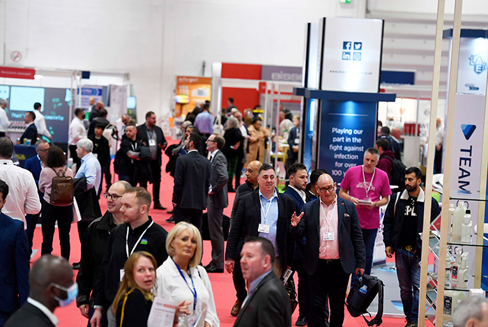 Attendees at The Manchester Cleaning Show