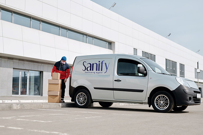 A Sanify van