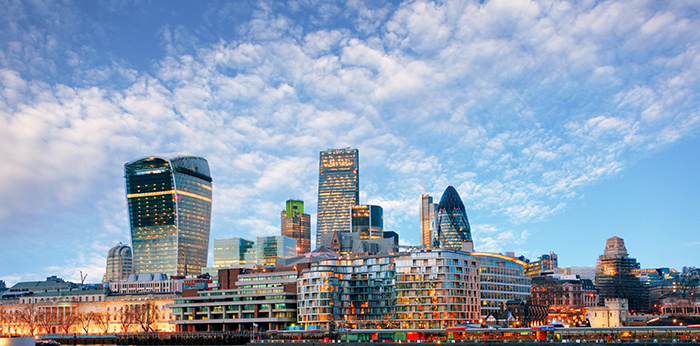 London buildings skyline