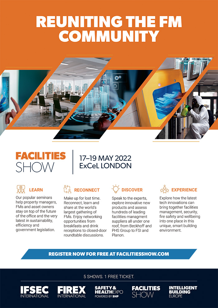 Facilities Show: Creating Smart, Efficient And Healthy Work Environments