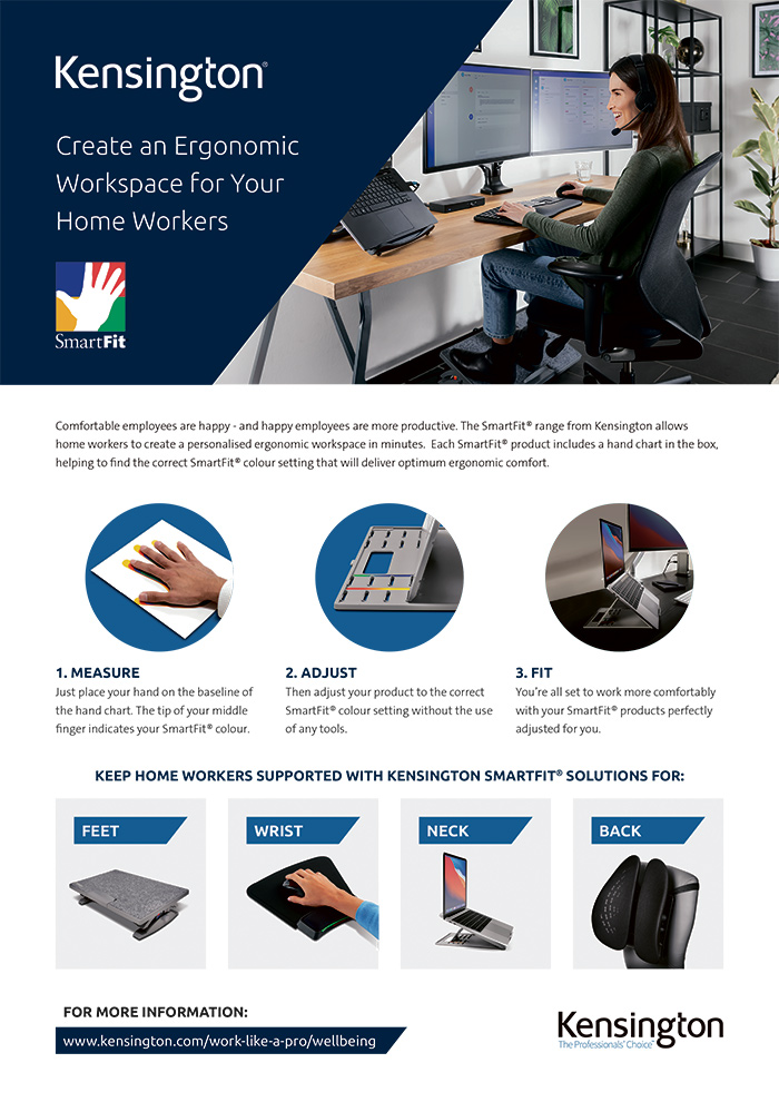 Kensington - create an ergonomic workspace for your home workers