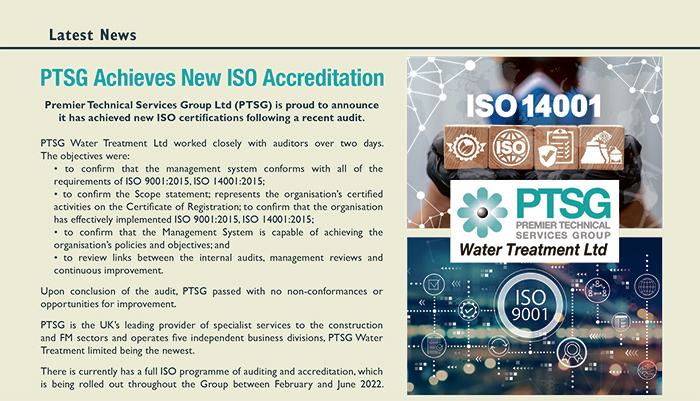 PTSG Achieves New ISO Accreditation