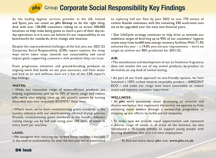phs Group Corporate Social Responsibility Key Findings    