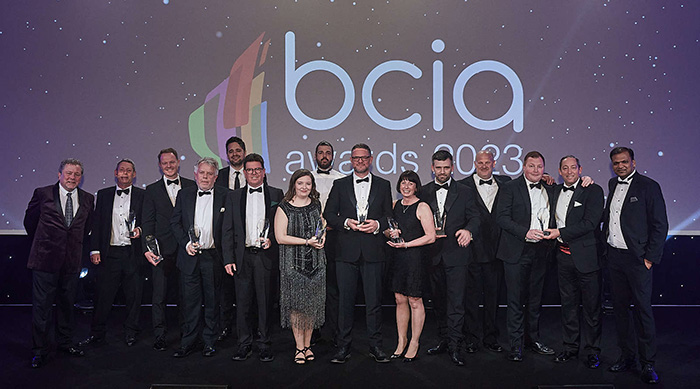 A line up of some of the winners at the BCIA Awards 2023
