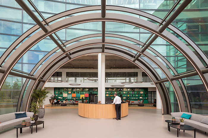 Campus Reading International received the award for Best Refurbished/Recycled Workplace. Image credit: BCO.