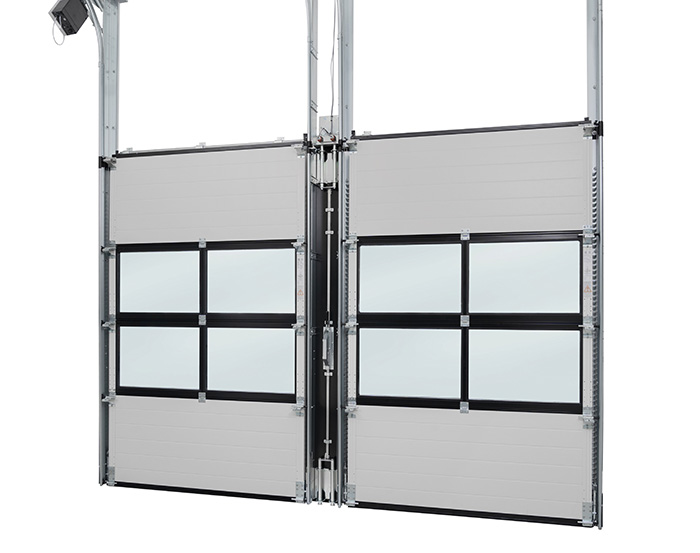 Hörmann UK's new, innovative movable centre support for its industrial sectional doors