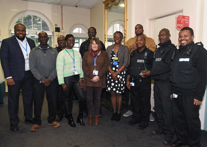 North Middlesex University security team