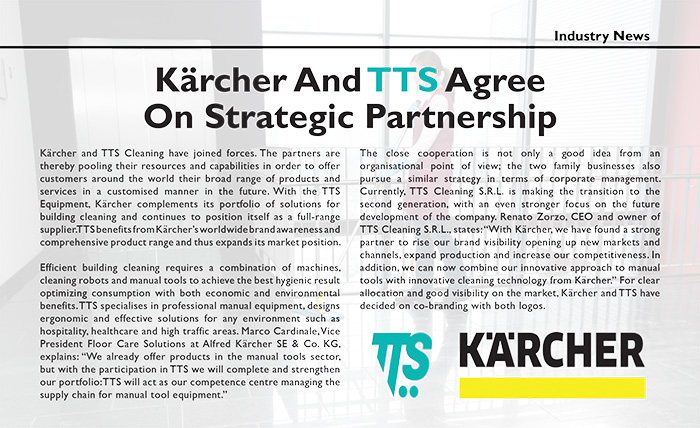 Kärcher And TTS Agree On Strategic Partnership
