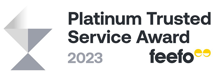 Veriforce CHAS Platinum Trusted Service Award 2023 feefo